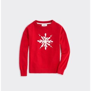 Vineyard Vines girls Snowflake sweater